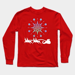 Santa Snow Long Sleeve T-Shirt